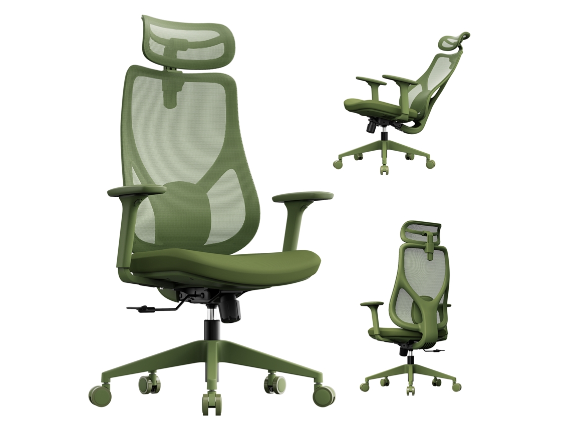 Silla Oficina Sense 7 Moyo Ergonómico Ajustable Verde