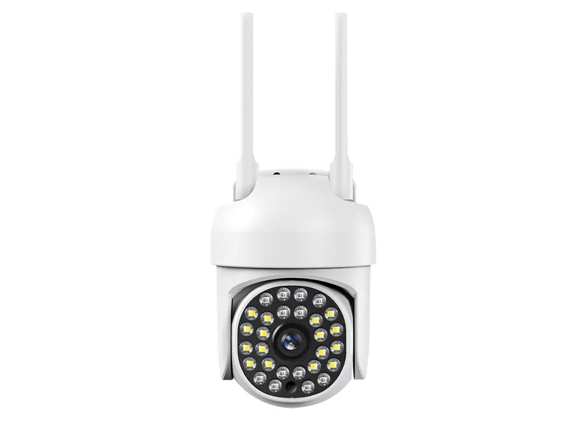 Cámara De Seguridad Para Exteriores Con Rotación De 360°, Visión Nocturna Y Resistente Al Agua*.