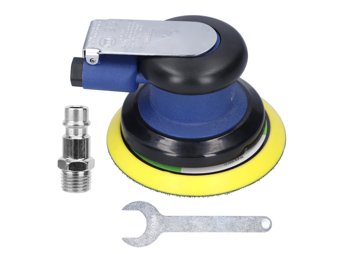 Lijadora Neumática Kp-6503 Para Acero Aleado, 5 Pulgadas, Pulido Eficiente, Estilo Europeo.