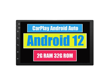 Autoradio Multimedia ROVERONE 7'' 2 Din CarPlay Android Coche Radio Bluetooth GPS Navegación