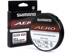 Línea de Pesca de monofilamento SHIMANO Aero Slick Silk Rig&amp;hooklength (0.114 mm - 0,10 mm)