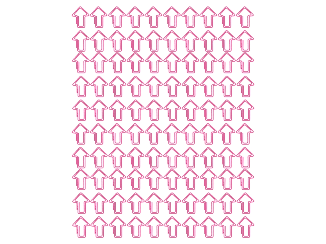 100 Clips Metálicos Adorables, Forma Única, Ligeros Y Portátiles Para El Hogar Y La Oficina.