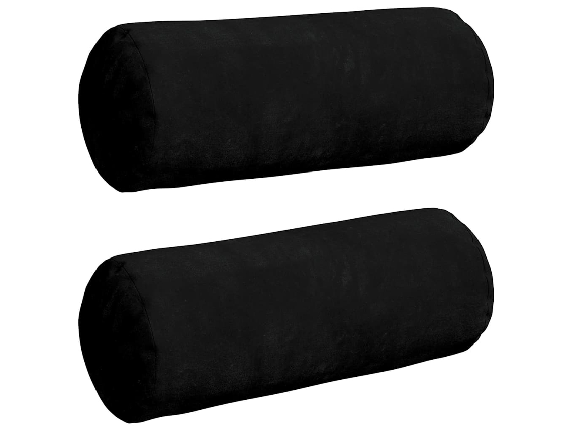 Cojines de soporte, 2 unidades, color negro, Ø 15 x 40 cm, HARLANV1
