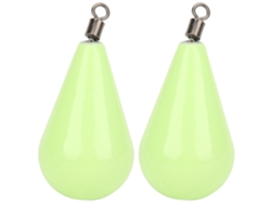 Anzuelo De Pesca Luminoso Con Cabeza De Jig Y Plomo, Peso Profundo 40, 2 Unidades. Accesorio De Pesca.