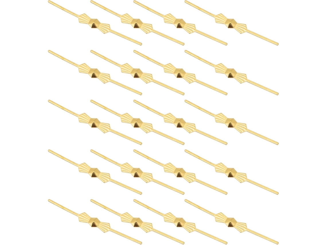 Paquete 200 Conectores Cobre Chapados Forma Lámparas Araña Clips Fijación Cristal Octogonales 4 5 Accesorios