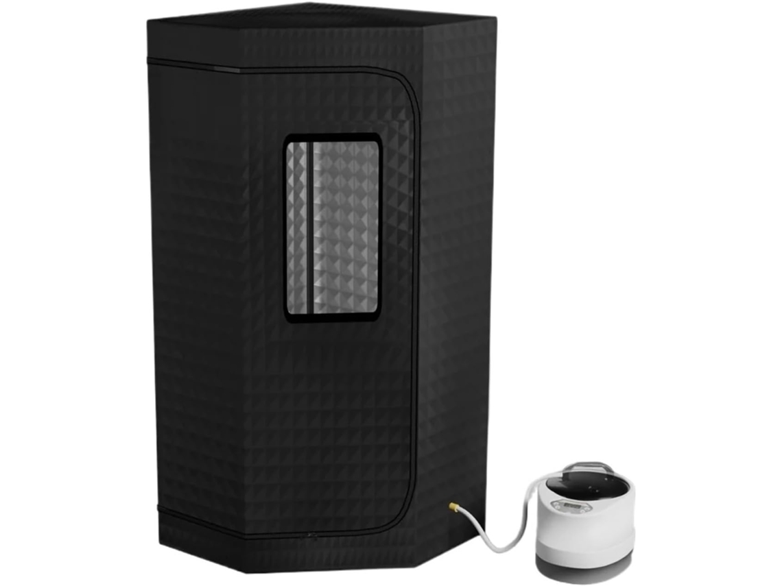 Kit De Sauna Portátil, Sauna De Vapor De Cuerpo Completo, Caja Calefactora Portátil De 2000 W Y 4,2 L, Soporte.