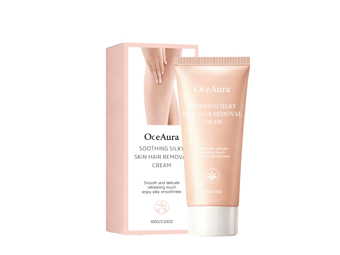 Crema suave para la depilación corporal