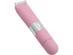 Recortadora Eléctrica 2 En 1 Para Mujer, Con Doble Cabezal Para Rostro, Labios, Mentón Y Zona Púbica.