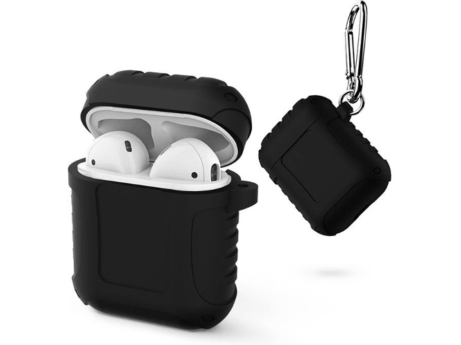 Funda WISETONY 5052439394545 (Para AirPods - Negro)
