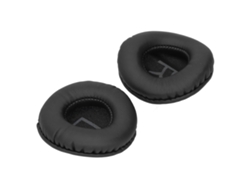 Almohadillas De Repuesto Para Auriculares Universales De 75 Mm Con Letras L/r, Color Negro.