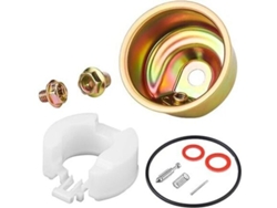 Kit de carburador para motores Honda con cuba, aguja y junta; compatible con Honda GX120, GX160, GX200, GXV120, GXV140 y GXV160.