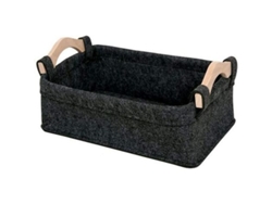 Caja de almacenamiento de fieltro - Cesta plegable para juguetes con asa -xm2-
