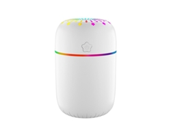 Dispensador De Óleos Essenciais Perfumados, Umidificador, 300 Ml - Blanco*