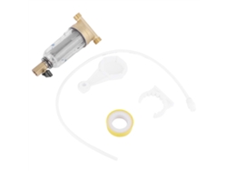 Prefiltro De Agua Frontal De Cobre Con Retorno De Sedimentos Anti-púrpura, Rosca Macho De 3/4".