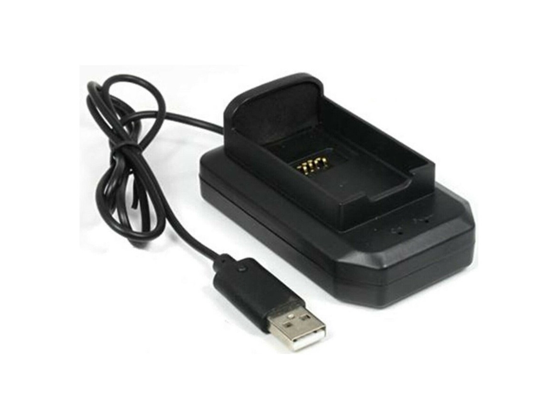 Cargador Externo Para Bateria Mando Microsoft Xbox 360, Cable Usb Carga, Negro