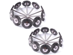 2026-20pcs Brocha De Alambre Mini 25mm Para Esmeril Rotatorio Limpieza De Óxido Acero De Calidad