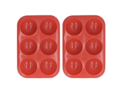 2 moldes flexibles y estirables para chocolate, moldes de silicona para cupcakes DIY