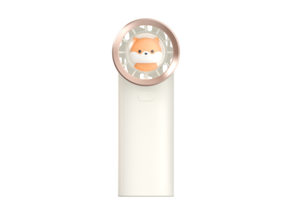 (blanco) Ventilador De Bolsillo Portátil, Diseño De Cápsula Espacial, Recargable Por Usb, Flujo De Aire Potente, Compacto Y Lindo.
