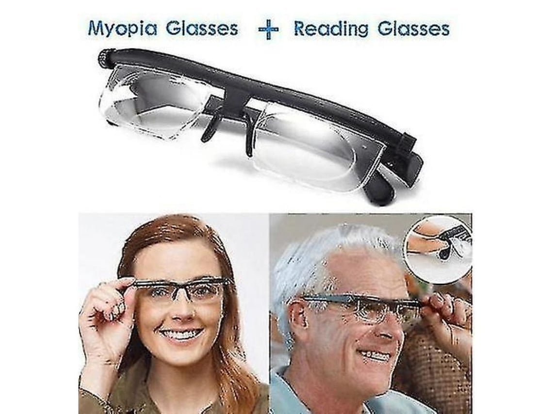 Gafas De Lectura Ajustables De -3 A +6 Dioptrías Con Enfoque Variable Para Miopía Gzn