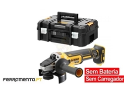 Amoladora angular sin escobillas DEWALT DCG405NT-XJ de 18 V y 125 mm