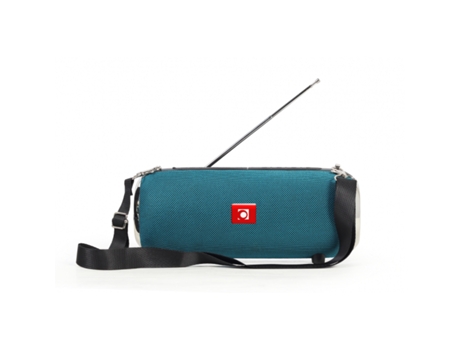 ALTAVOZ PORTATIL GEMBIRD SPK-BT-17-G COM RÁDIO FM 2X5W RMS BLUETOOTH VERDE