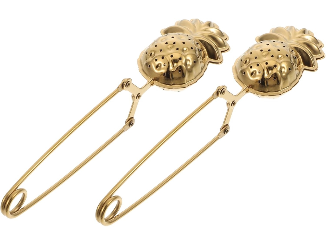 Infusores De Té De Acero Inoxidable De 2 Piezas, Práctico Filtro De Té