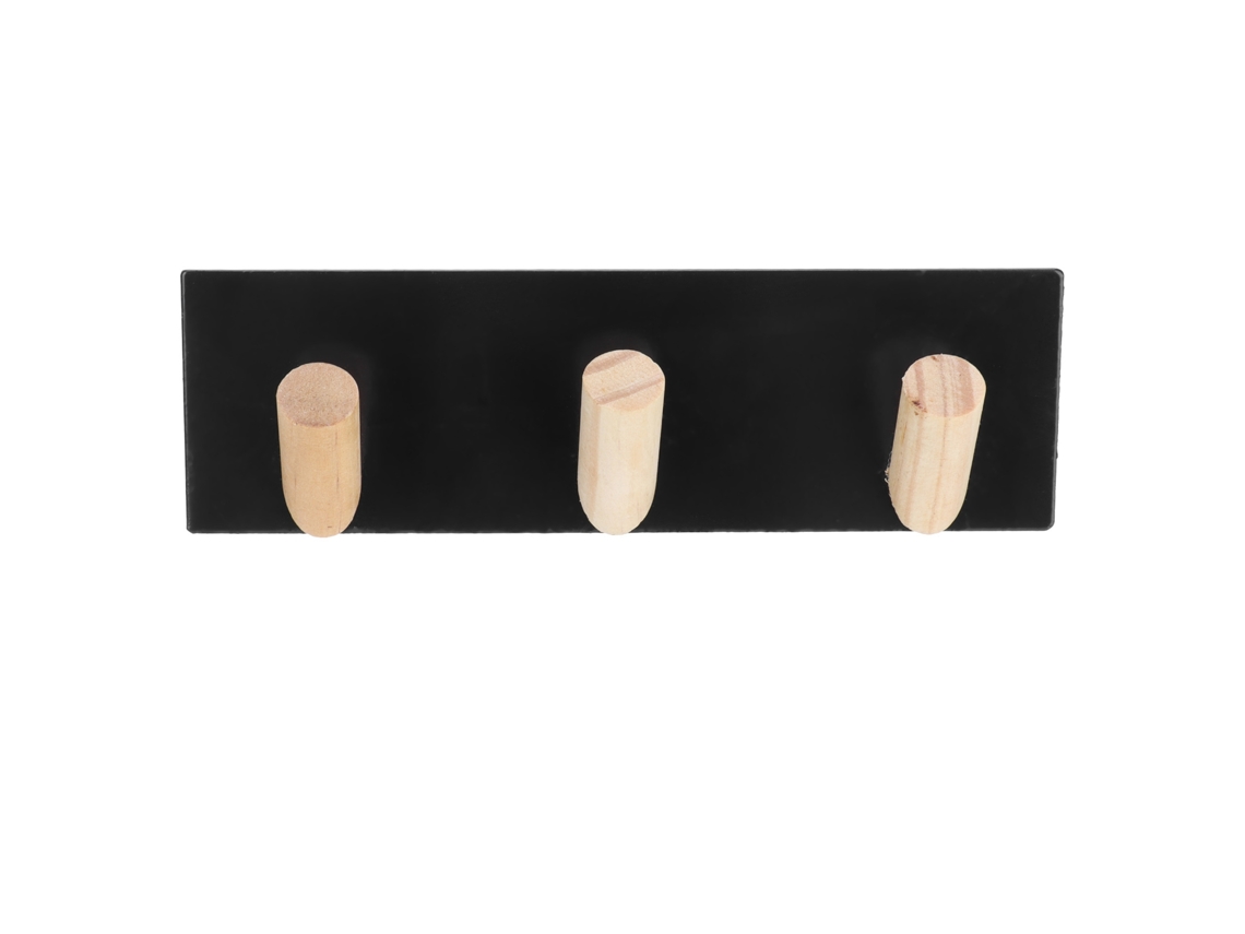 Perchero Familiar Sin Orificio, Colgador De Llaves Para Dormitorio Y Sala De Estar (negro T321)