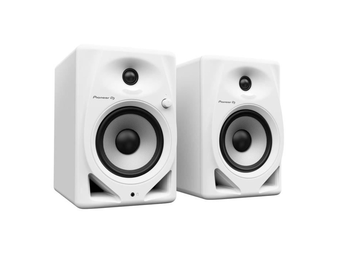 Par de altavoces monitores PIONEER Dm-50D-W - Bass Reflex - 2X25W - Modo DJ o producción - PIONEER Blanco