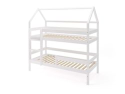Cama Infantil FURNLUX Eden (Verde, Madera Maciza - 97X211X134 Cm / 90X200 Cm)