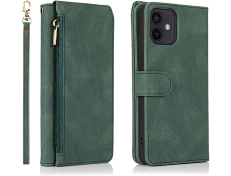 Carcasa iPhone 13 LOVEBABYLY Wallet Verde
