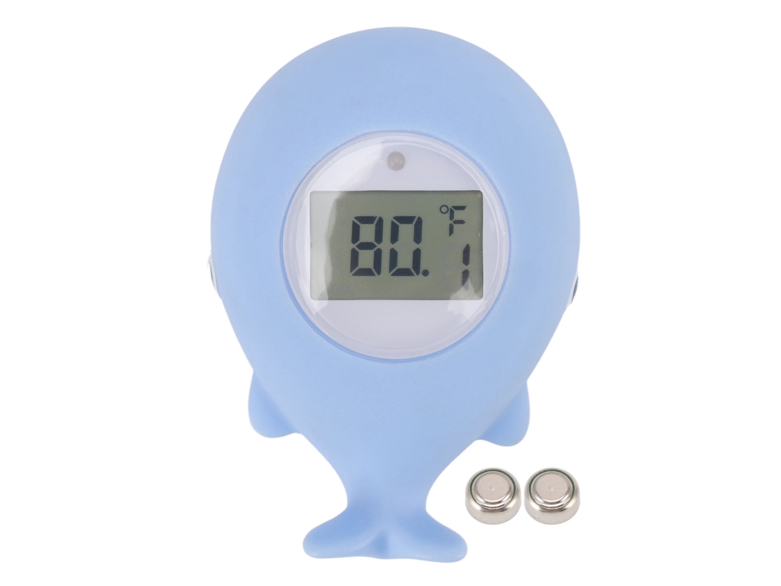 Termómetro Para El Agua Del Baño Del Bebé Con Forma De Ballena, Juguete Flotante Y Alarma Silenciosa.