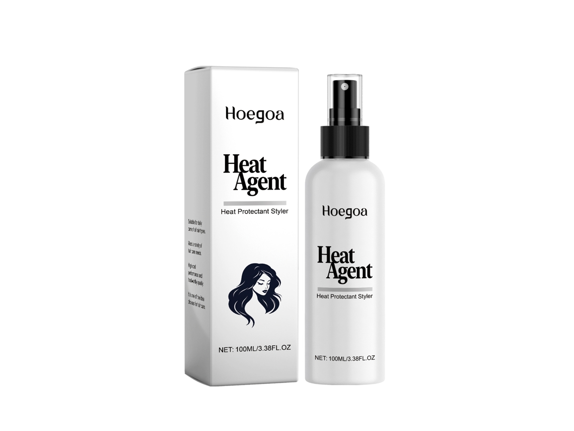 Spray para el cuidado del cabello para un cabello brillante y suave.