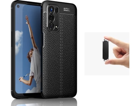 Carcasa Y Soporte Oppo A74 4G Rugged Leather
