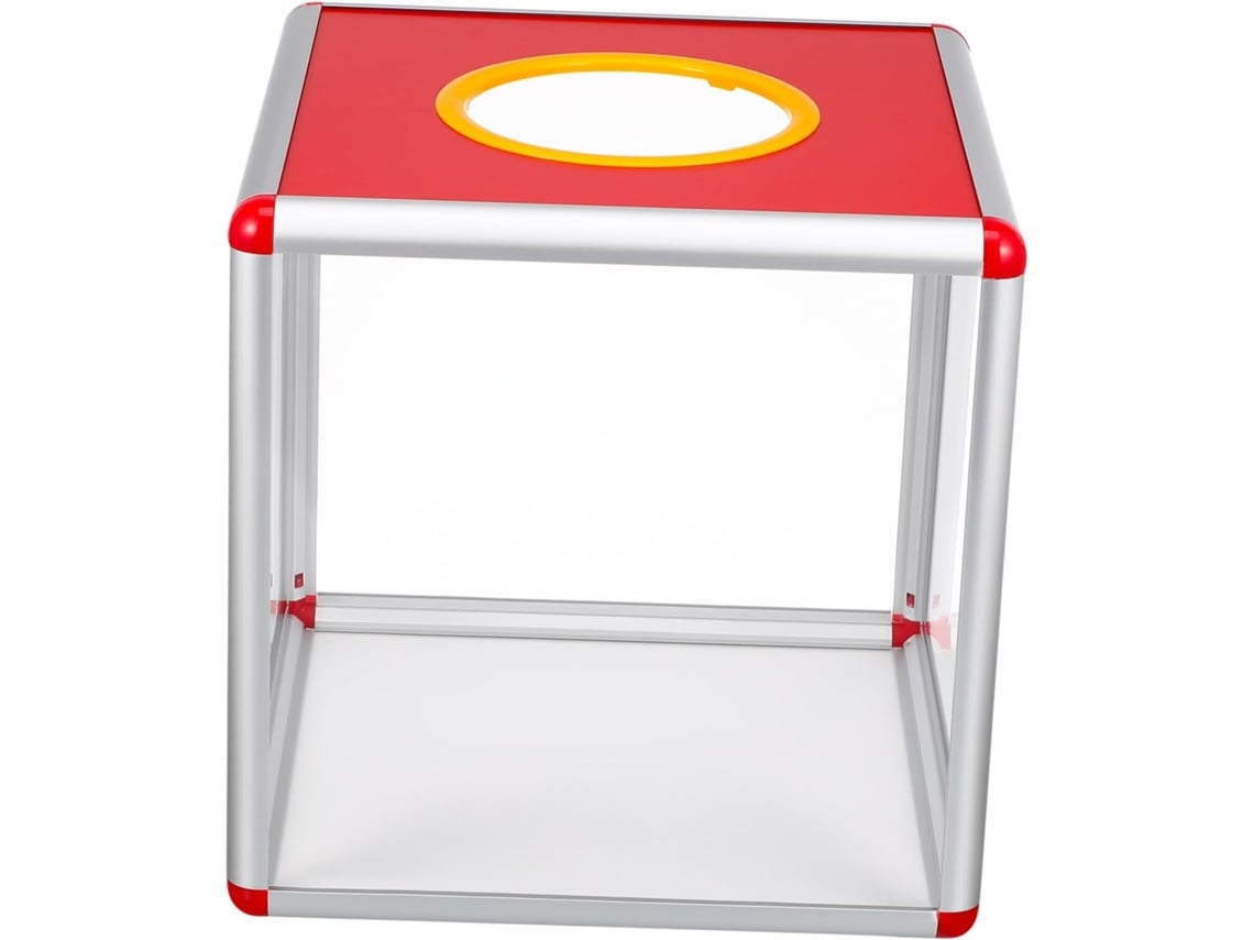 Caja De Recolección Cuadrada Y Ligera De Aleación De Aluminio Estable Y Versátil Para Recaudación De Fondos.