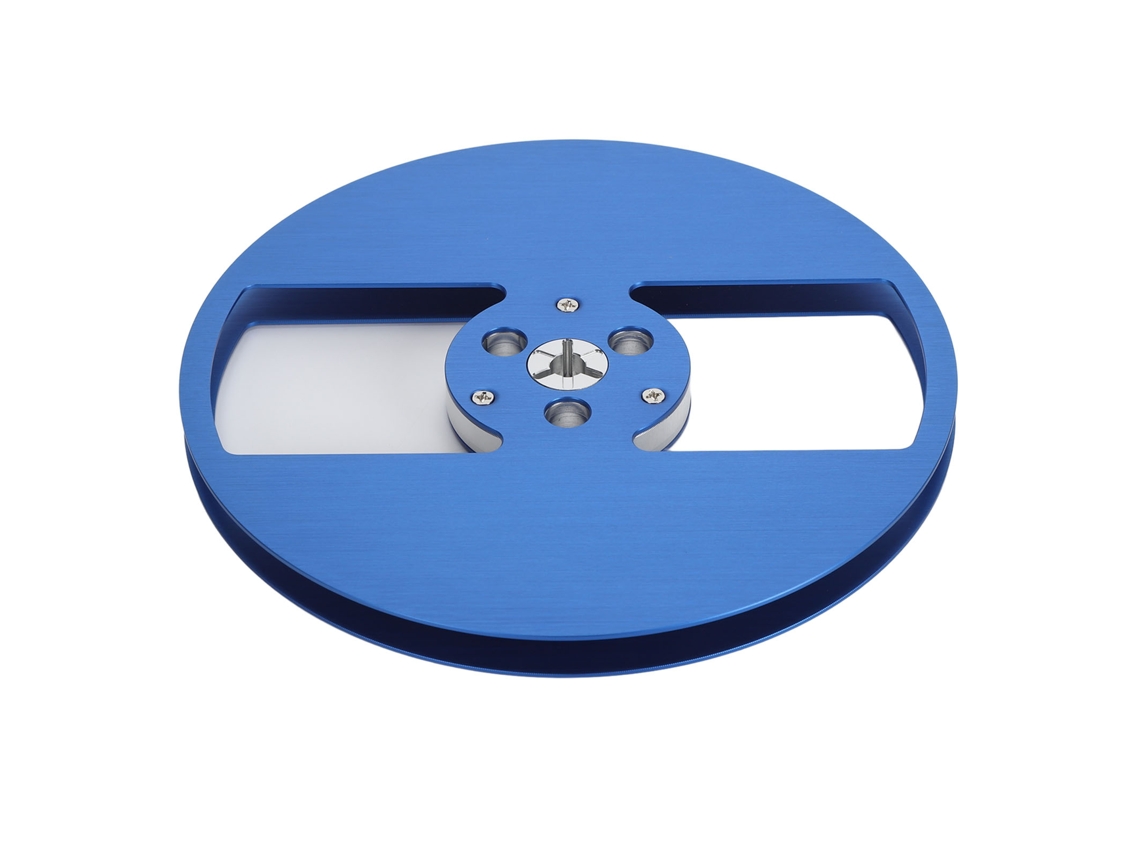 Bobina Vazia De Fita De Som 7 Polegadas 1/4 Com 2 Buracos Para Máquina De Bobina Aberta Universal Azul
