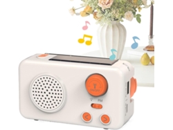 Radio a pilas con batería externa para uso en exteriores - SFUSHOS recargable de 2000 mAh