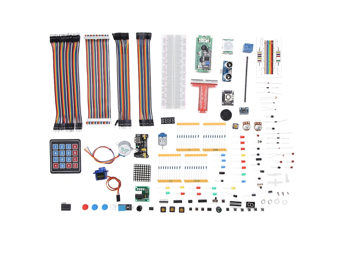 Kit De Aprendizaje Del Módulo Inicial Ultimate Suite Para Control Remoto Negro Raspberry Pi B+