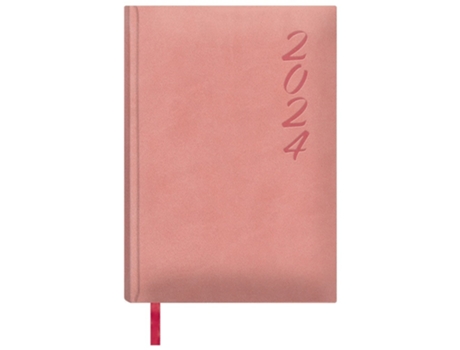 Agenda 2024 Día Página Rosa Brasilia 15X21 Cm DOHE