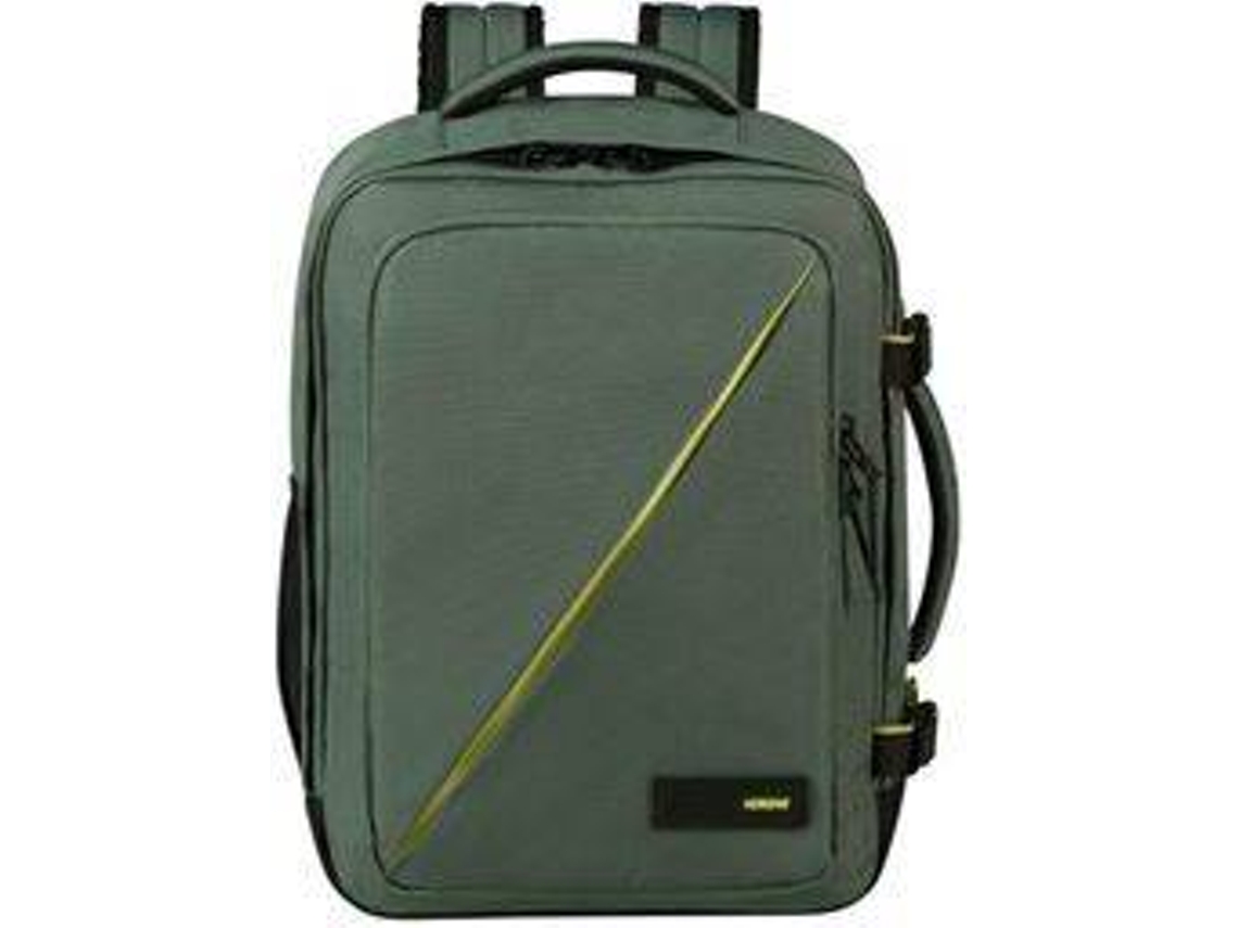 Mochila de Cabine AMERICAN TOURISTER Take2Cabin Verde Vueling/Wizz Air (40x20x25cm - 26,5L)