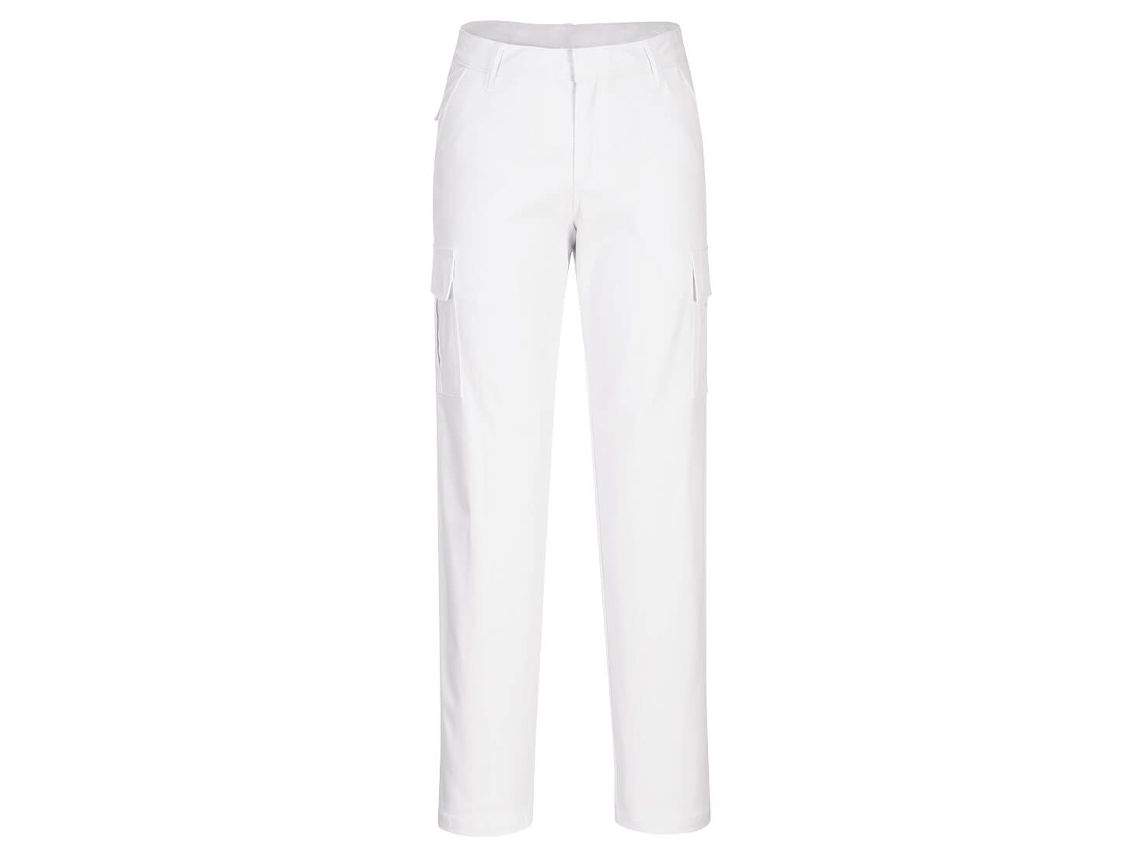 Pantalón Elástico Cargo Para Mujer - Versatilidad Y Estilo Blanco / 28