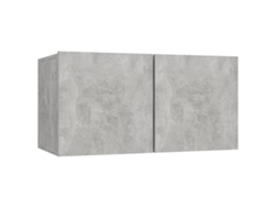 Mueble para la televisión VIDAXL Gris Madera contrachapada (60x30x30 cm)
