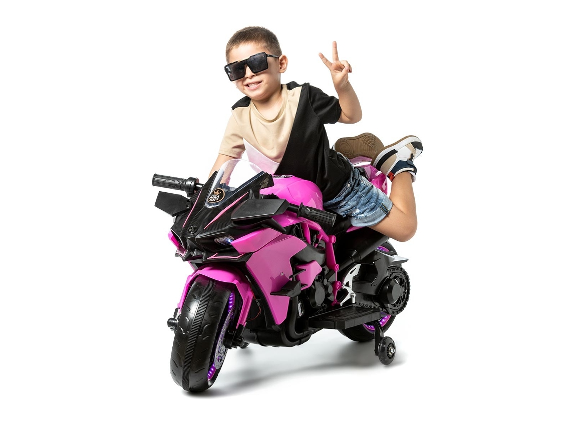 Moto De Bateria Infantil Ataa Matrix 12v Com Design Original Rosa