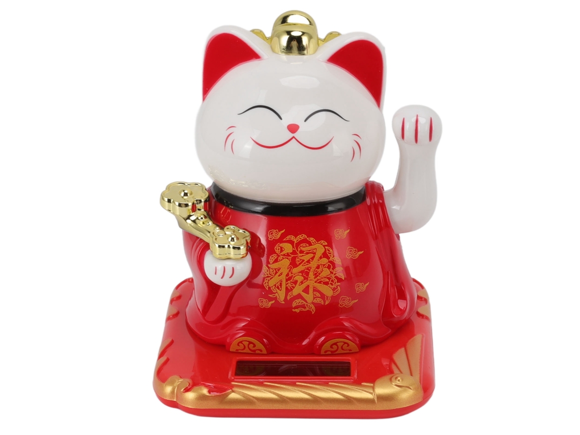 Gato chino Luz de inducción Rojo Bienvenido a casa Autos