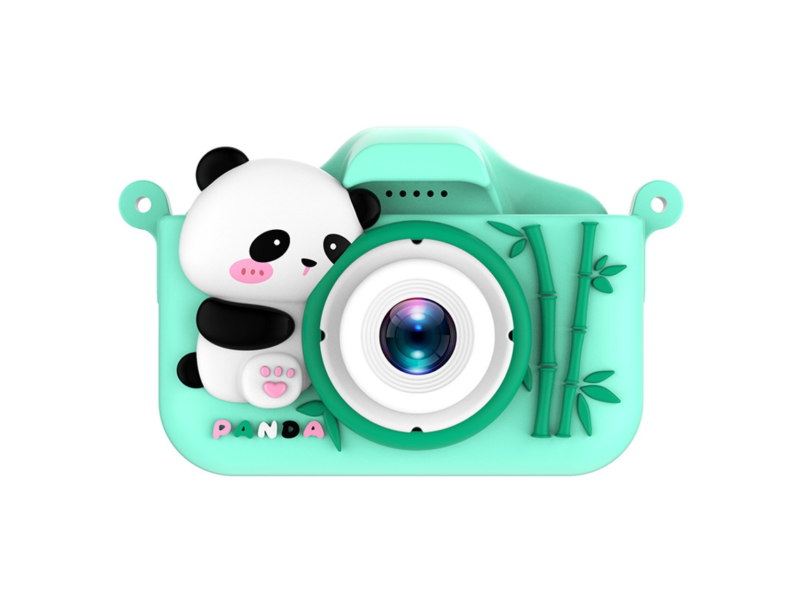 Cámara Infantil Siurn Panda Rojo Verde (doble Cámara Hd)