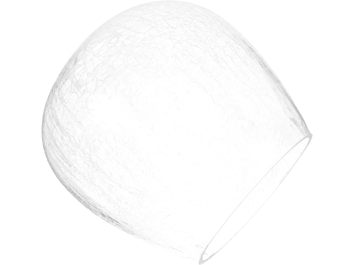 Pantalla De Lámpara De Vidrio Transparente Con Acabado Craquelado, Pantalla De Lámpara De Globo Para Lámparas De Pared De Cocina Y
