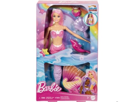 BARBIE Un Toque de Magia Malibu Sirena Cambia de Color