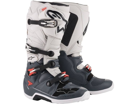 Botas Unisex ALPINESTARS Tech 7 Blanco para Motociclismo (EU 48)