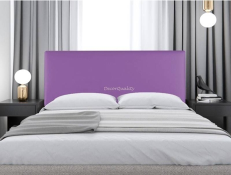 Cabecero DECORQUALITY Londres (Morado - Polipiel - 105 x 70 cm)