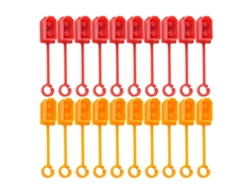 40 Tapas Protectoras Aislantes Para Conectores Macho/hembra