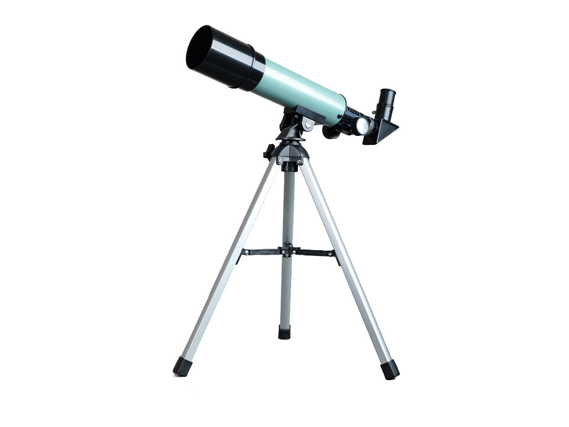Telescopio astronómico EIFSON 36050 para principiantes, refractor con zoom de 360/50 mm para observación (cian)